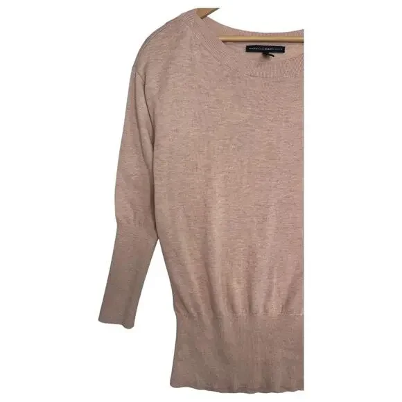 White House Black Market Sweater Womens Small Cashmere Blend Lightweight Classic - Picture 6 of 16